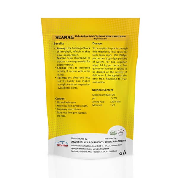 Janatha Agro-Seamag - Magnesium Fish Amino Acid Complex (Mg - 6%) - Micronutrients for Plants